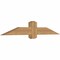 Ekena Millwork Eugene Smooth Timber Gable Bracket, Western Red Cedar, 60"W x 10"H x 3 1/2"D x 5 1/2"F, 4/12 Pitch GBW060X10X0406EUG00SWR - alternate 5
